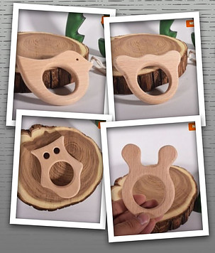 My Wooden Blocks - Natural Wooden Teethers