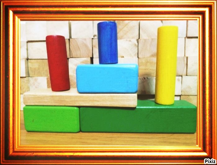 My Wooden Blocks - Piedestal