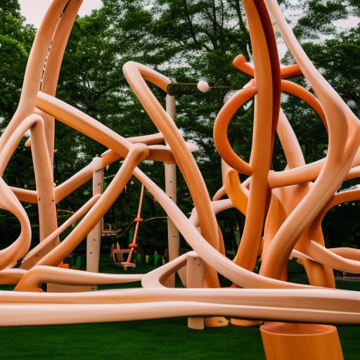 Wooden Playground for Kids